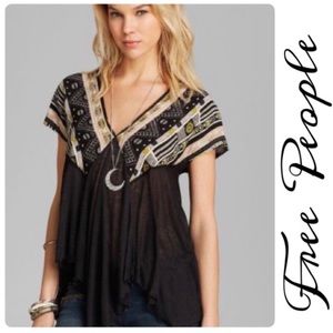 Free People V Tunic Top